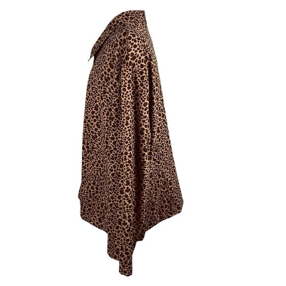 Vtg Leopard Print Blazer Lightweight Fully Lined Jacket Women’s Sz 24W Button Up - Picture 4 of 15